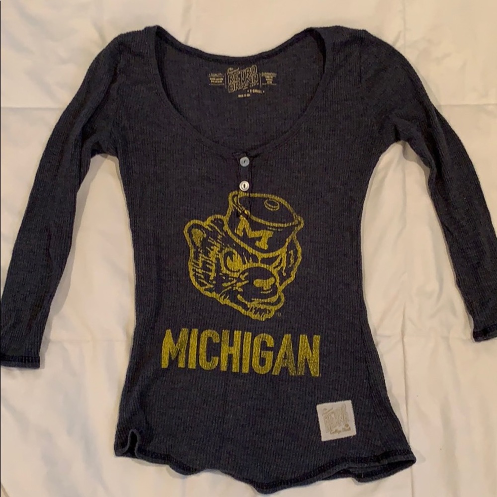 Retro Brand Michigan long sleeve